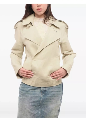 Burberry epaulettes jacket - Neutrals