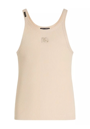 Dolce & Gabbana cotton tank top - Neutrals