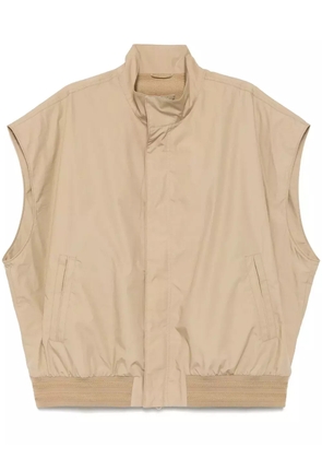 CROQUIS ribbed hem vest - Neutrals