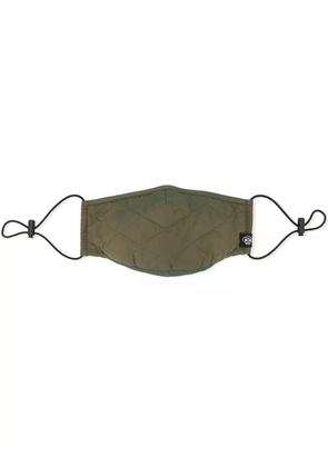 Mostly Heard Rarely Seen quilted face mask - Green