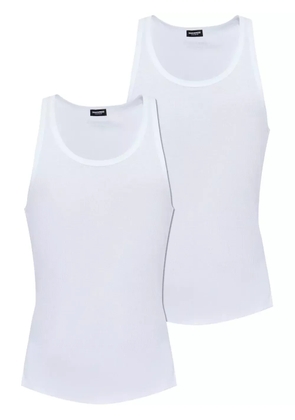 DSQUARED2 cotton tank top (pack of two) - White