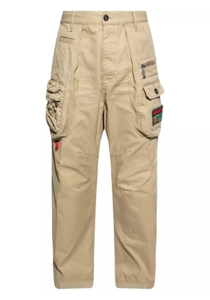 DSQUARED2 cotton cargo pants - Neutrals