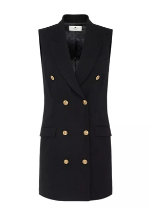 Elisabetta Franchi gabardine mini dress - Black