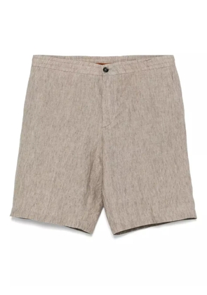 Zegna linen shorts - Brown