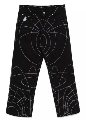 KidSuper String Theory trousers - Black