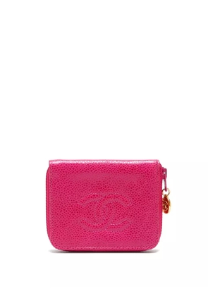 CHANEL Pre-Owned 1985-1993 CC leather wallet - Pink