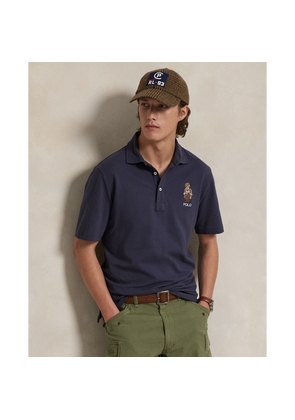 Custom Slim Polo Bear Mesh Polo Shirt