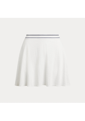 Cable-Motif A-Line Skort