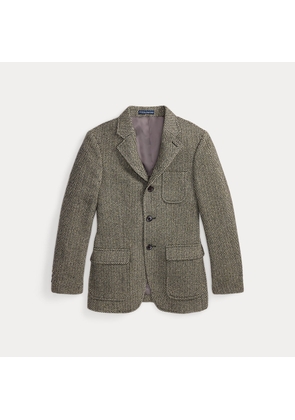 Wool-Blend Herringbone Blazer