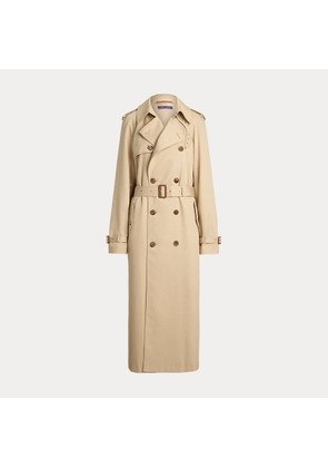 Alecia Silk-Cotton Trench Coat