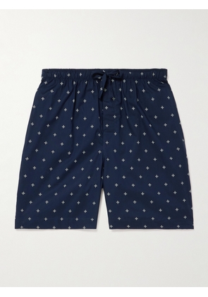 Derek Rose - Nelson Printed Cotton-Batiste Pyjama Shorts - Men - Blue - S
