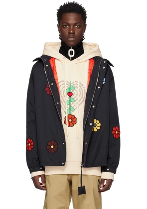 Moncler Genius 1 Moncler JW Anderson Black Delamont Down Jacket