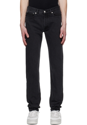 A. P.C. Black Petit New Standard Jeans