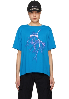 Givenchy Blue Graphic T-Shirt