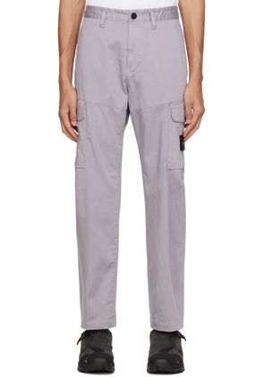 Stone Island Gray Patch Cargo Pants