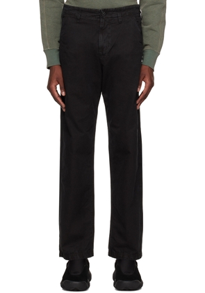 Stone Island Black Patch Trousers