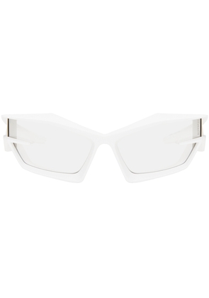 Givenchy White Giv Cut Sunglasses