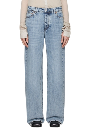 OUR LEGACY Blue Treble Cut Jeans
