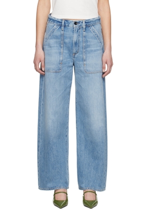 Citizens of Humanity Blue Ayla Cargo Jeans