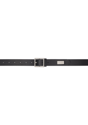 MM6 Maison Margiela Black Numeric Buckle Belt