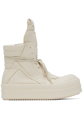 Rick Owens Off-White Hollywood Mega Bumper Geobasket Sneakers