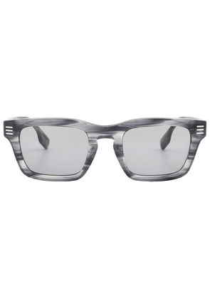 Burberry Grey Rectangular Mens Sunglasses BE4403 4097/1 51