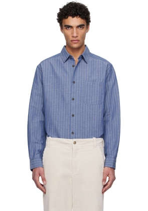 A. P.C. Blue Malo Shirt