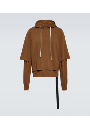 Rick Owens Cotton jersey hoodie