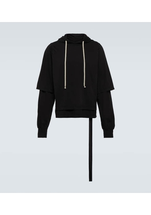 Rick Owens Hustler cotton jersey hoodie