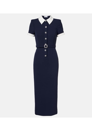 Self-Portrait Belted midi dress