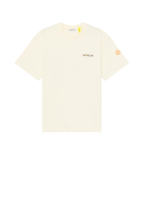 Moncler Genius X Gilga Farm By Donald Glover Short Sleeve T-shirt in Natural - Cream. Size XL/1X (also in L).
