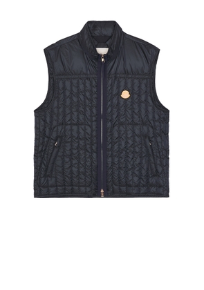 Moncler Genius X Gilga Farm By Donald Glover Tangerine Vest in Navy - Navy. Size 4 (also in 3).