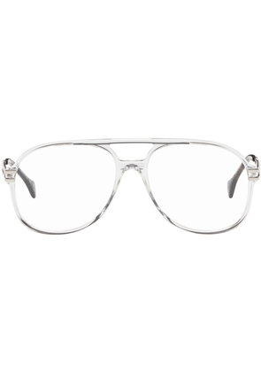 Gucci Transparent & Silver GG1106O Glasses