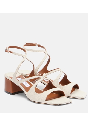 Jimmy Choo Azilia 45 canvas sandals