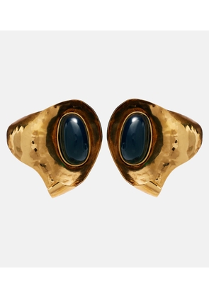 Saint Laurent Petal clip-on earrings