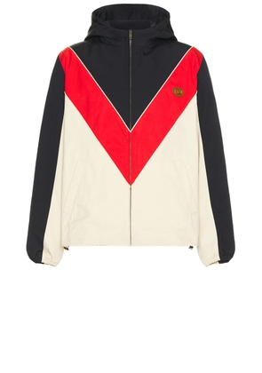 Valentino Jacket in Navy  Rosso  & Burro - Beige,Navy,Red. Size 46 (also in 52).