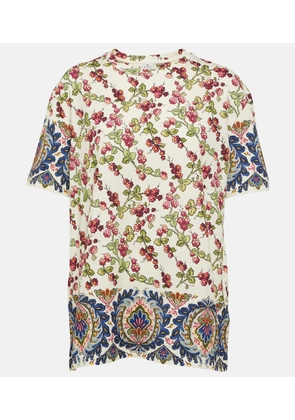 Etro Printed cotton T-shirt