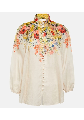Zimmermann Alight Billow ramie blouse