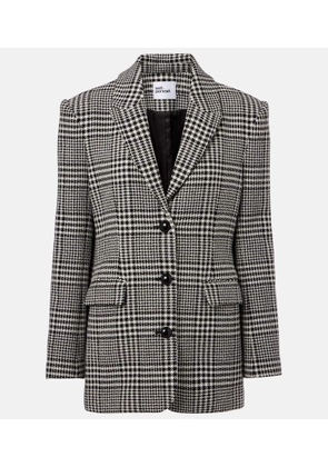 Self-Portrait Hundstooth oversized blazer