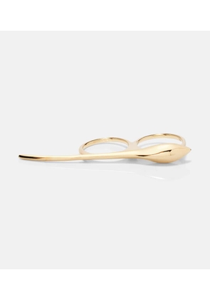 Givenchy Maple Seed gold-plated ring