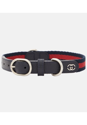 Gucci GG canvas small/medium pet collar