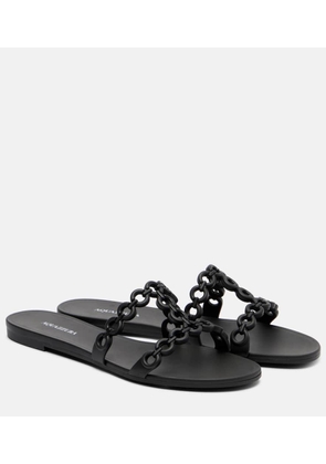 Aquazzura Infinity Chain Jelly sandals