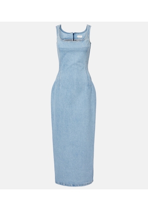 Magda Butrym Denim midi dress