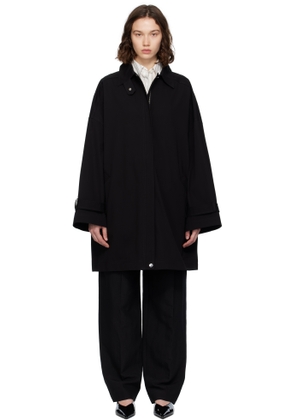 TOTEME Black Oversized Trench Coat