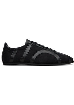 TOTEME Black Canvas Sneakers