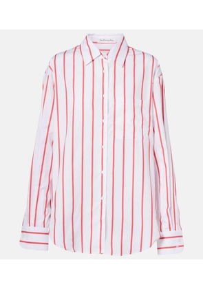 The Frankie Shop Lui striped cotton poplin shirt