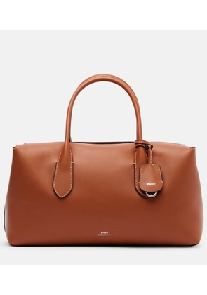 Polo Ralph Lauren E/W Medium leather tote bag