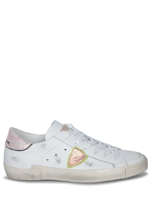Philippe Model Prsx Low White-pink Sneakers