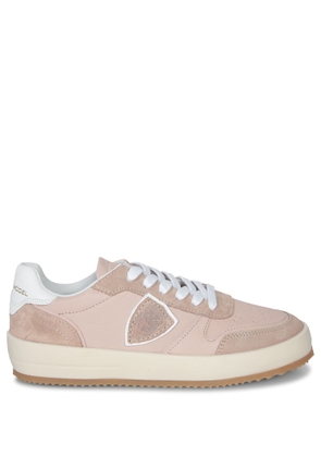 Philippe Model Nice Low Sneakers In Powder Pink