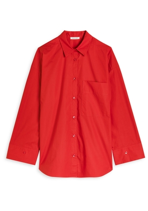 BY Malene Birger Derris Cotton Shirt - Red - 40 (UK12 / M)